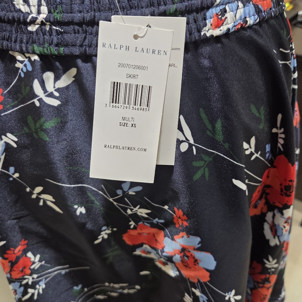 Ralph Lauren Multicolor Floral Skirt